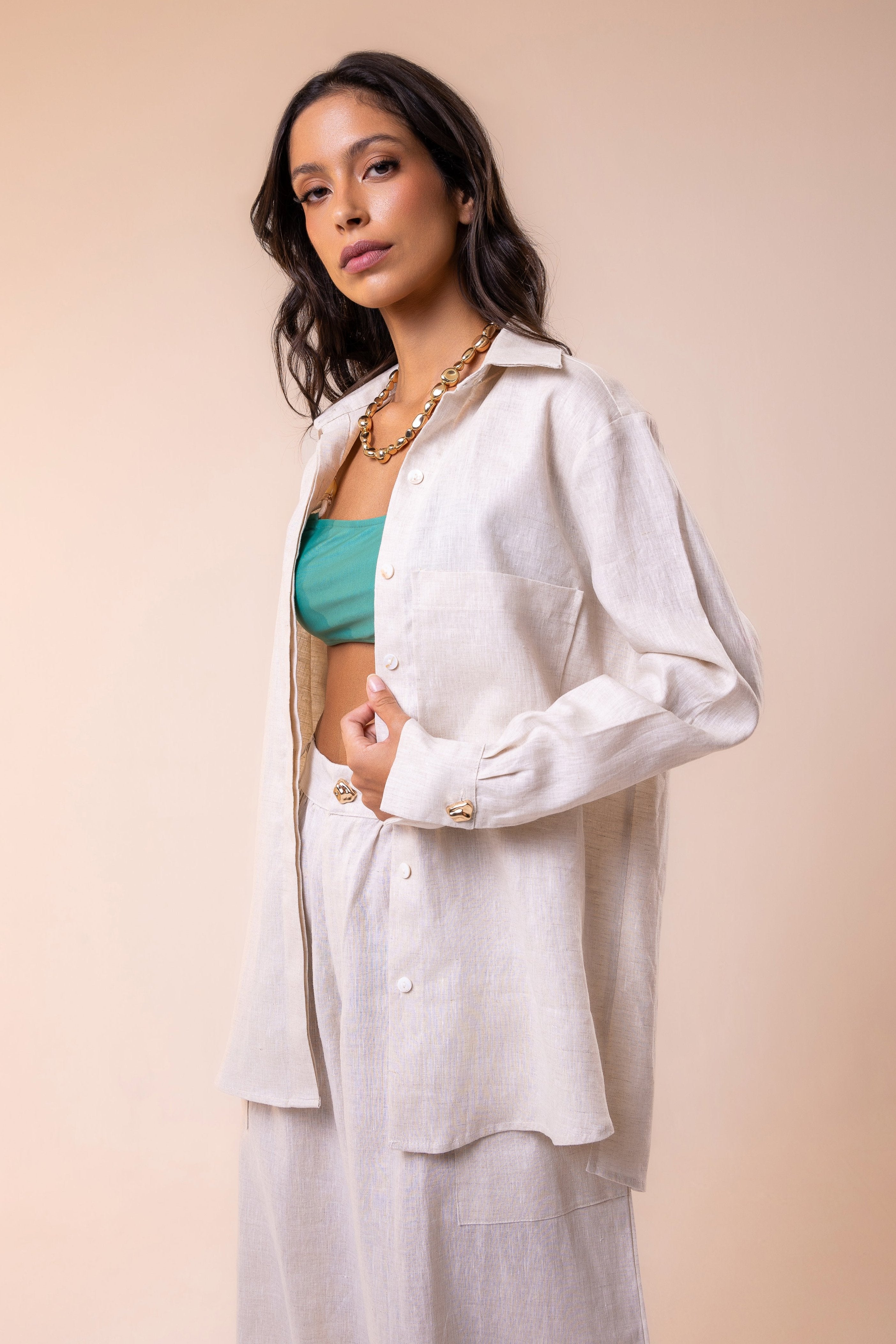 Camisa Ivy Natural