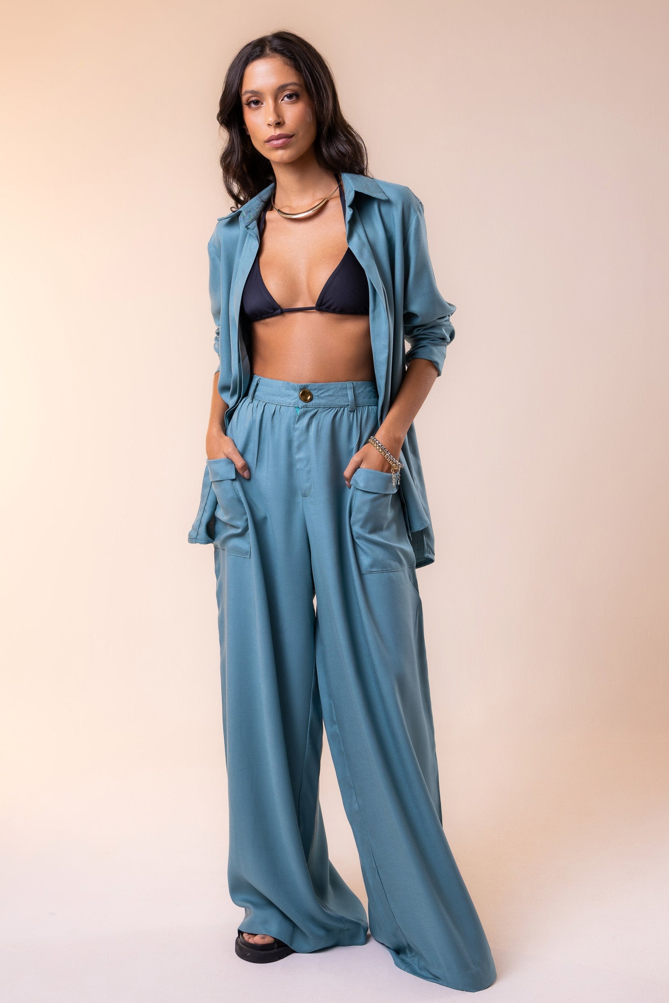 Calça Naia Verde Sage